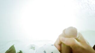 nearly got caught cuming in public