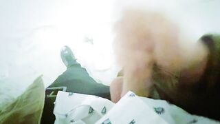 nearly got caught cuming in public