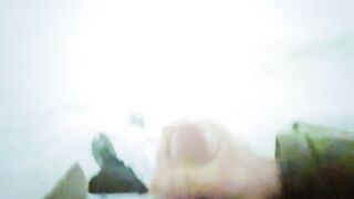 nearly got caught cuming in public