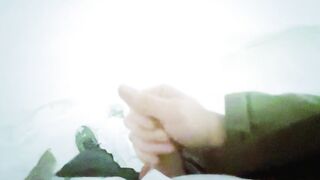 nearly got caught cuming in public