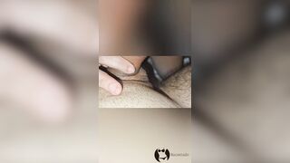 POV: BANGING MY LARGE BOOTY GIRLFRIEND'S SOAKED CUNT AND THAT BABE GETS THROAT SPUNK FOUNTAIN