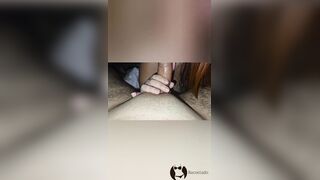 POV: BANGING MY LARGE BOOTY GIRLFRIEND'S SOAKED CUNT AND THAT BABE GETS THROAT SPUNK FOUNTAIN