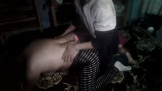 La toco y le hago unos buenos masajes a mi novia