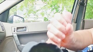 catches me wanking, so I panicked and nutted!