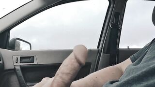 Dad jerks off his LARGE FILTHY SMELLY WHITE WANG and NUTS a biggest load FOR U!!!