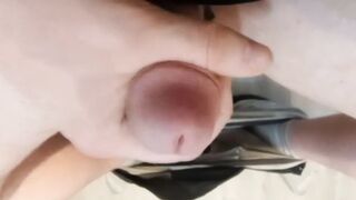 Wanking Bulky white Penis