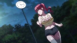 Blond and redhead manga stepsisters are their brother's sex slaves