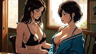 Tu amiga lesbiana te enseña juegos pervertidos muy ricos AUDIO