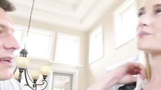 Screwing golden-haired teen