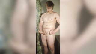 Lustful 21yo psycho jerks off bwc bare