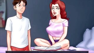 Summertime Saga - Johannes screwed Odette, Johannes screwed Maria, Eva had her baby