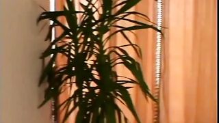 Hot bitch golden-haired in astonishing trio