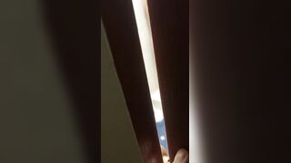 It's impossible not to spy on your neighbour during the time that this babe's taking a baths. Real movie.