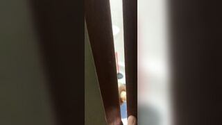 It's impossible not to spy on your neighbour during the time that this babe's taking a baths. Real movie.