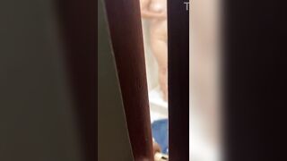 It's impossible not to spy on your neighbour during the time that this babe's taking a baths. Real movie.