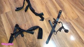 Leather Self-slavery in My Much loved Vagina-ideal Position Begging to Be Used