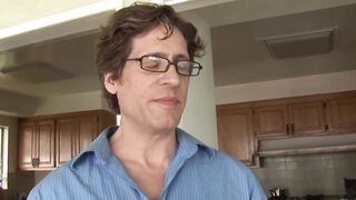 Breasty Blond mother I'd like to fuck Sucks and Rides Palpitating Dong Wildly