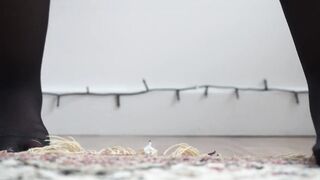 Giantess Plays Hide and Look for with Shrunken Colleagues