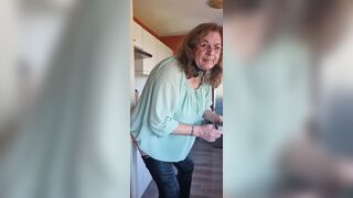 Enjoying my sex-toy whilst smokin'