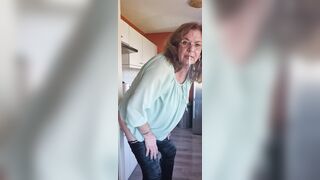 Enjoying my sex-toy whilst smokin'