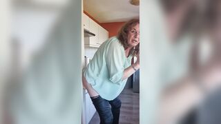 Enjoying my sex-toy whilst smokin'