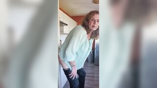 Enjoying my sex-toy whilst smokin'