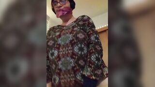 Gagged Moogirl Riding