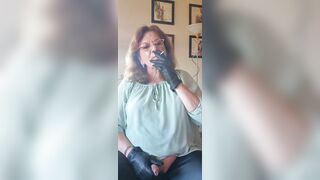 Enjoying a cigarette and ashing in my throat