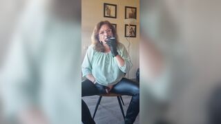 Enjoying a cigarette and ashing in my throat