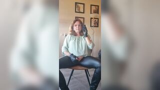 Enjoying a cigarette and ashing in my throat