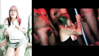 Team fuck with 4 strangers