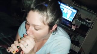 This babe Sees Where Im Cumming From