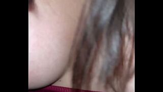 Homemade trio with a schoolmate: Double vaginal penetration and anal creampie