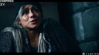 Lesbo Vampire Transformation Cosplay with Little Puck & Veronica Leal - Large Bazookas mother I'd like to fuck Hot Giving a kiss