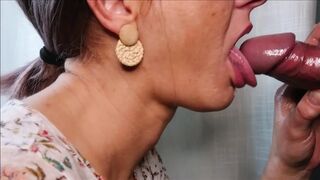 Cum Gulp Compilation Close-up