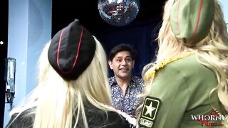 WHORNY FILMS - Fake Soldier Blonder Caught Scamming