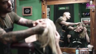 I didn't have cash to pay for my haircut, so I drilled the barber