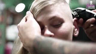 I didn't have cash to pay for my haircut, so I drilled the barber