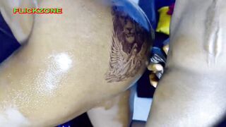 I Bang Her on the Chair on Doggy Style and Cum Inside Her Vagina