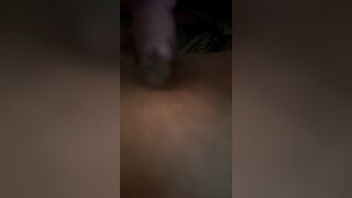 Pushing a Sextoy Into My Bulky Taut Cunt