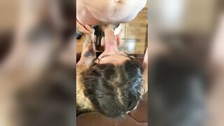 choked on massive dong