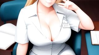 Enfermera le ayuda a empalmarse - Parte 1