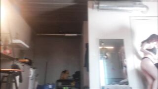 Dancing with hot underware