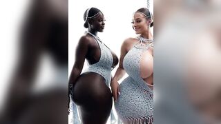 Heavy Humongous Gargantuan Tits, Huge Boobs and Heavy Butt