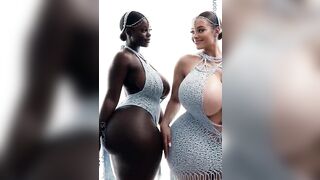 Heavy Humongous Gargantuan Tits, Huge Boobs and Heavy Butt