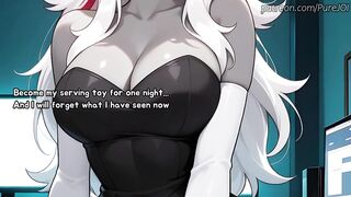 Carmilla Carmine caught her employee masturbating in the office (Vibrator JOI)