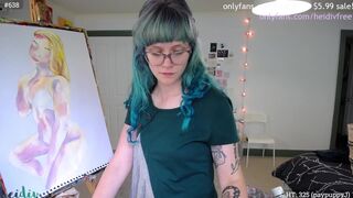 painting MollySnacks!