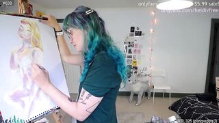 painting MollySnacks!