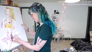 painting MollySnacks!