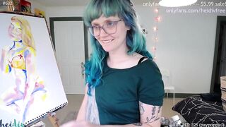 painting MollySnacks!